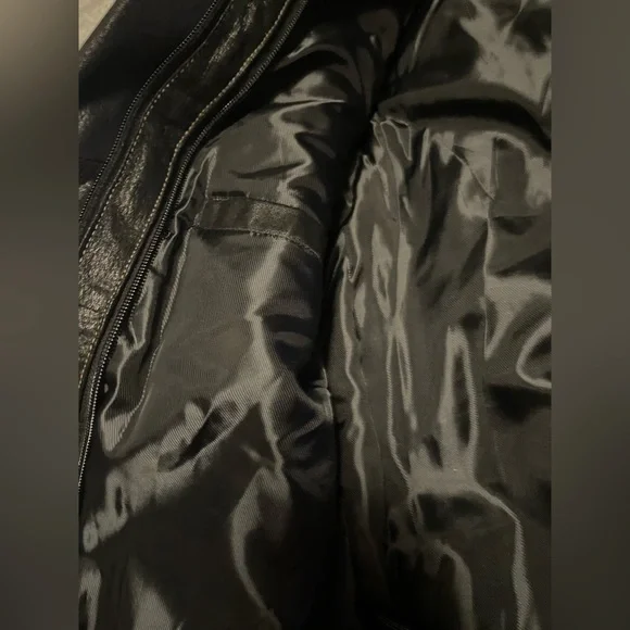 Men’s Sly & Co 100% Genuine Leather Jacket - Picture 6 of 6